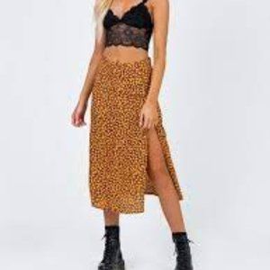 Motel Saika Skirt Floral Field Marigold